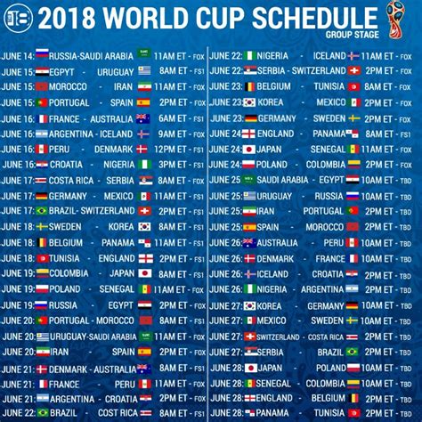 world cuo 2018 montreal tv chanel|2018 FIFA World Cup Broadcast Schedule .